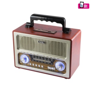 Radio tip retro, FM / AM /SW, bluetooth, usb, card, SAL RRT3 - Img 3