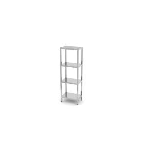 Raft 4 polite, pregatit pentru asamblare, Hendi, Kitchen Line, 600x400x(H)1800mm
