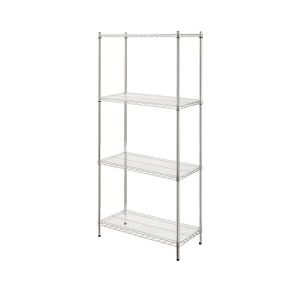 Raft metalic pentru depozitare cu 4 rafturi reglabile, sustine 125 kg/polita, Inox, 910x455x(H)1830 mm, Hendi - Img 2