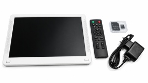Rama foto digitala de buget, versiune HD, display 10", stocare CARD SD, player muzica/video, ideal magazin pentru afisare mesaje, autorizatii, card 32Gb inclus, RAMA ALBA, TENSWALL - Img 6