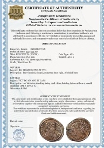 - RARA - MAGNENTIUS ( 350-353 AD ) - LUGDUNUM - URZUPATOR- MONEDA ANTICA ROMANA - Img 6