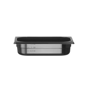 Recipient GN 1/4 COOL 265x163x(H)65mm Negru, Hendi