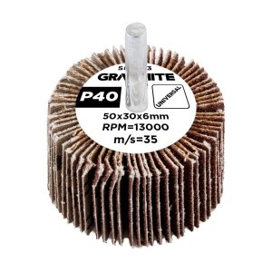 Rola cu lamele abrazive 50 x 30 x 6 mm, P40