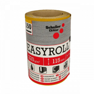 Rola hartie abraziva, smirghel, 120g/m2, 115mm x 4.5 m, grit 100, Schuller Eh'klar - Img 4