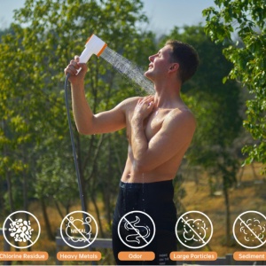 RoosCamp RoosShower – duș de camping cu acumulator, 2 l/min - Img 4