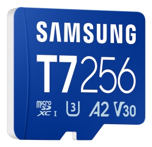 SAMSUNG T7 microSD Memory Card 256GB for Smartphones Tablets and Handheld Consoles up to 170MB/s Read "MB-MB256T/WW" - Img 3