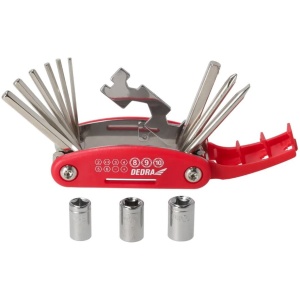 Scula multifunctionala pentru bicicleta, 15 in 1, Dedra - Img 1