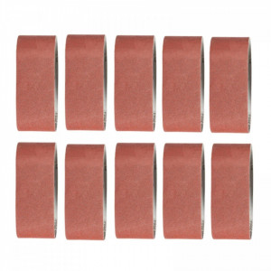 Set 10 benzi abrazive tip curea, 75 x 533mm, grit 40, 60, 80, 100, 120, 150, 180, 240, 400, Parkside - Img 2