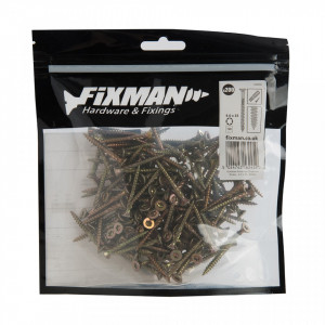 Set 200 suruburi lemn, anti-crapare lemn, 4x35mm, cap torx, bit inclus, Fixman - Img 5