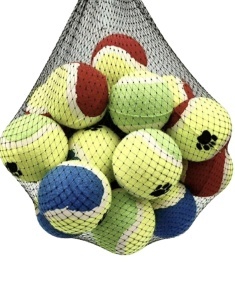 Set 25 bucati minge tenis speciala pentru caini, MaxxPro