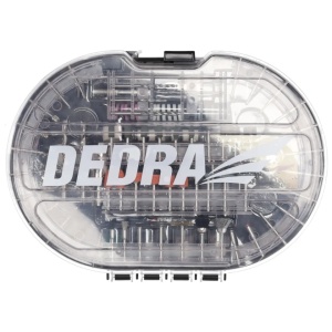 Set 287 piese, accesorii pentru masina de frezat verticala, mini oberfreza, Dedra - Img 2