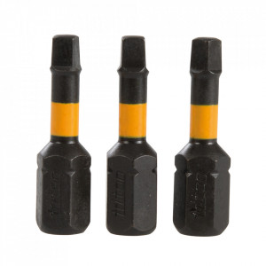 Set 3 biti profesionali, impact, R2, cap patrat, 25mm, Triton - Img 2