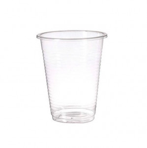 Set 3000 pahare din plastic transparent, 250ml, Economy