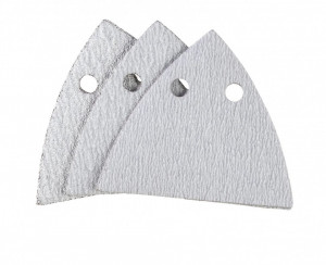 Set 34 benzi abrazive slefuitor cu velcro, tip patrat mic, triunghi mic, grit 60, 120, 180, 240, Parkside - Img 4