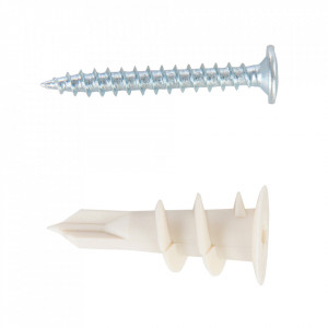 Set 50 dibluri rigips + 50 holsuruburi, 12 x 32mm, Fixman - Img 2