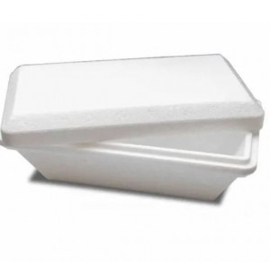 Set 60 cutii coeficienta termorezistenta mare, PSE gros cu capac si folie OPP, 1000gr - Img 1