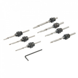 Set 7 piese burghie mobila,3, 3.5, 4, 4.5, 5, 5.5, 6mm, Silverline - Img 2
