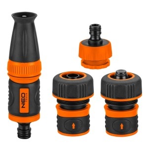Set de 3/4 " cu pistol tip duza drept, conectori si racord pentru robinet