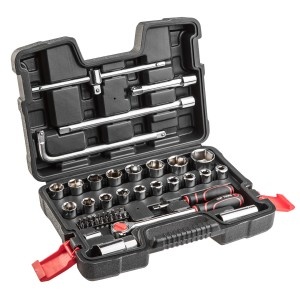 Set tubulare 1/4" si 1/2", 47 buc