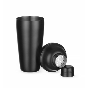 Shaker Cobbler 3 parti, Bar up, Negru, ø85x(H)240mm - Img 2