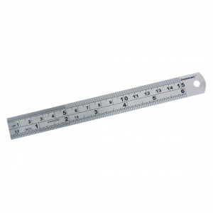 Silverline acélszabály 150mm Silverline acélszabály