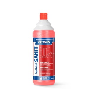 Solutie profesionala curatare spatii sanitare, wc, toalete publice, concentrat, pH1 acid, 1L, Tenzi TopEfekt Sanit - Img 2