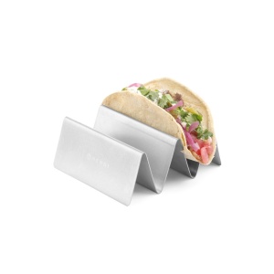 Suport din inox Hendi, pentru 4 taco/hot-dog/bagheta, 225x115x(H)50mm - Img 2