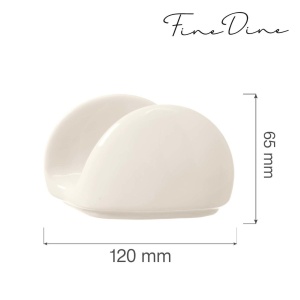Suport pentru servetele Fine Dine, Crema/Perla - Img 2