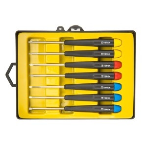 Surubelnite precizie, 7 buc -set