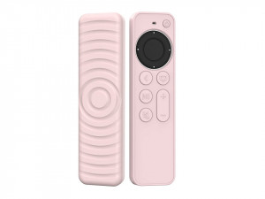 Szilikon tok a Siri 2021 távirányítóhoz, rózsaszín, Ahastyle