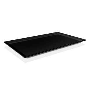 Tavă dreptunghiulară GN 1/2 melamină, neagră 325x265x(H)30 Fine Dine - Img 1