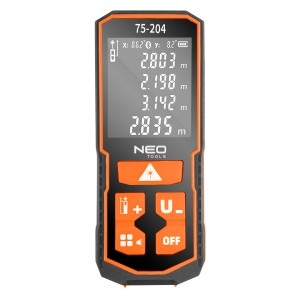 Telemetru cu laser, raza de actiune 60 m, IP54