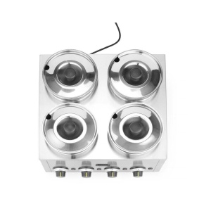 Termosistem Quad 4 x 4 l, Hendi, 16 l, 220-240V/800W, 506x509x(H)298mm - Img 2