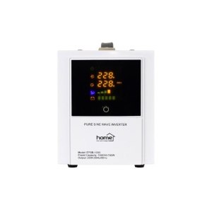UPS szünetmentes tápegység feszültségstabilizáló funkcióval, 700W ( 1000VA ), tiszta szinusz hullám, külső 12V-os akkumulátor csatlakozás, Home - Img 2