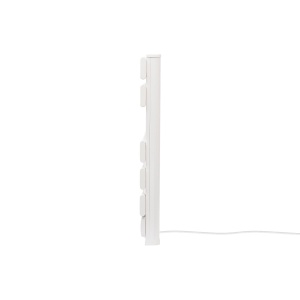 Uscător electric de prosoape montat pe perete, alb, 150 W - Img 3