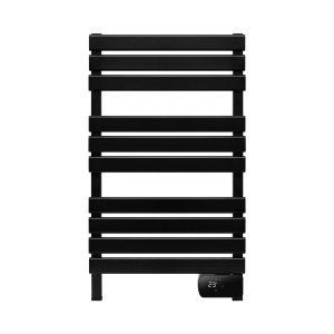 Uscător electric de prosoape montat pe perete, SMART, negru, 450 W
