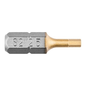 Varf[ bit] pentru surubelnita electrica HEX 2.5X, 25mm, 1/4 ", 2 buc ,