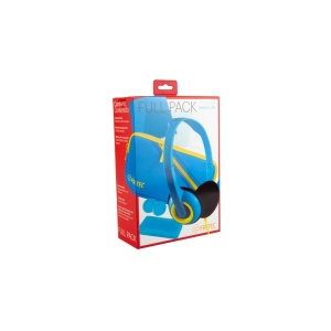 Védőszett + mikrofonos fejhallgató Nintendo Switch Lite kompatibilis, kék, FR-Tec - Img 4