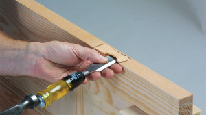 Véső típusú eszköz süllyesztett fa zsanérokhoz, 32 x 79mm, Silverline - Img 3