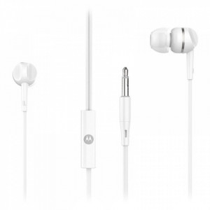 Vezetékes fülhallgató, sztereó, 3,5 mm-es jack, mikrofon, hívásfogadó gomb, fehér, Motorola, Motorola, Motorola - Img 3