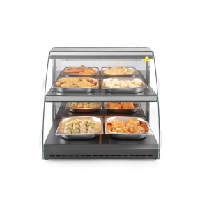 Vitrina calda de prezentare tip GN 1/2 interval temp. 30/90?C 560 W, ARKTIC by Hendi, 650x467x(H)630 mm - Img 2