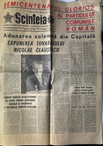 Ziar Comunist „Scînteia”, ediția din 8 mai 1971 (Anul XL, Nr. 8779, 8 pagini