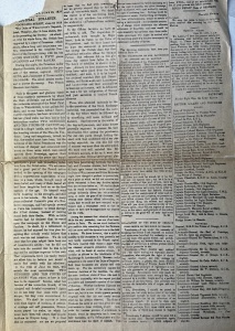 Ziar Istoric - The Times, Londra – 22 iunie 1815- Ediție istorică publicată la doar câteva zile după Bătălia de la Waterloo (18 iunie 1815), care a pus capăt dominației lui Napoleon. - Img 7