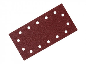 10 darabos készlet, 280 x 115 mm-es, téglalap alakú csiszolószalagok, 100-as szemcseméret, poreltávolító lyukak, Bosch - Img 3