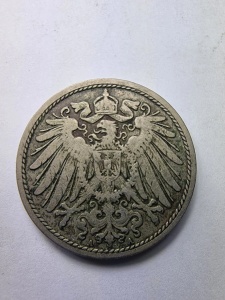 10 Pfennig 1898– Deutsches Reich ( Imperiul German ) – Împărat Wilhelm I - Img 4