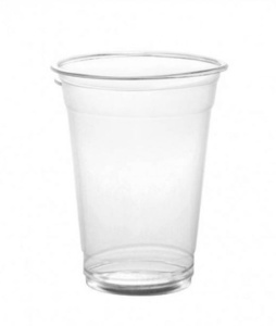 100 db átlátszó műanyag pohár készlet csapolt sörhöz, granitához, 300ml, maximális űrtartalom 400ml - Img 3