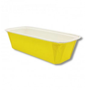 100 db sütőforma készlet, 160 x 65 x 50mm, sárga színű - Img 3