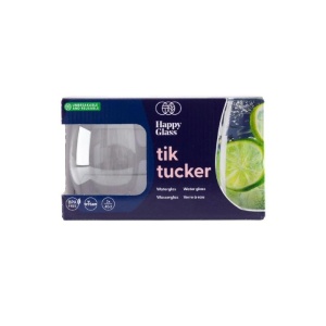 2 pohárból álló készlet vízhez, gyümölcslevekhez, törhető, 40 cl, ideális a medence melletti tálaláshoz, SPA, törésálló, Copolyester Tritan (BPA mentes), Happy Glass - Miss Liza