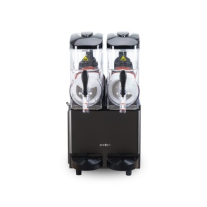 2x12 literes fagylaltkészítő gép, Arktic, fekete, 220–240 V/710 W, 420x510x(H)810 mm, ARTIK