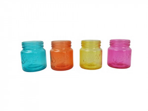 4 darabos felespohár készlet shot tip jar, többszínű, Shots modell, 75ml, 5.5 x 4cm, George Home - Img 4